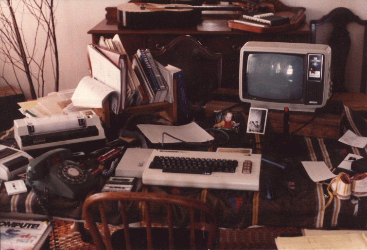 A Picture circa 1983 of my VIC 20 workstation